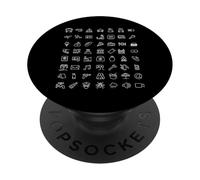 Aider Les Symboles à Afficher sans Mot dans Le Monde Entier PopSockets PopGrip Adhésif