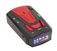 Aides à la Conduite, Détecteur de Radar de Voiture Laser 360° GPS Speed Police Safe avec Alerte Vocale, Portée de 800 M, Alarme de Vitesse de Détection de Recul du Véhicule pour (Rouge)