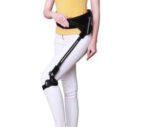 Aides à la Marche pour Après AVC | Exosquelette Mobilité Réglable pour Adultes et Personnes Âgées | Entraînement Rééducation des Membres Inférieurs,3 Niveaux de Force (Jambe gauche, S)