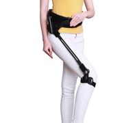 Aides à la Marche pour Après AVC | Exosquelette Mobilité Réglable pour Adultes et Personnes Âgées | Entraînement Rééducation des Membres Inférieurs,3 Niveaux de Force (Jambe droite, S)