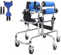 Aides À La Marche Pour Enfants Atteints D'infirmité Motrice Cérébrale, entraîneur de marche, siège pliable à hauteur réglable, équipement auxiliaire pour handicapés, formation à la réadaptation marche