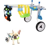 Aides à la marche réglables en fauteuil roulant pour chien pour fauteuil roulant pour chiens pour les pattes arrière pour le vieillissement, les personnes handicapées, les blessés,