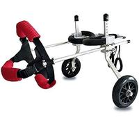 Aides à la marche réglables pour les pattes postérieures en fauteuil roulant pour chien pour le vieillissement, les personnes handicapées, les blessés, l'arthrite, les chiens/chats