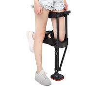 Aides à la Marche sans Soutien, Marche assistée télescopique à Une Jambe antidérapante, béquille Mains Libres, Soutien à la mobilité des Jambes et des Genoux,Gauche