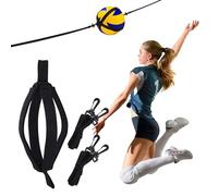 Aides à l'entraînement de volley-ball - Équipement d'entraînement à pointes de 137,8 pouces, accessoire d'entraînement d'attaque élastique, appareil d'amélioration du service professionnel avec