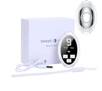 Aides au sommeil pour adultes, instrument de sommeil portable 2 modes et 9 vitesses réglables, soulagement de l'anxiété pour adultes et l'insomnie pour améliorer le sommeil (blanc)