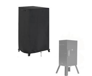Aidetech Housse de fumoir pour fumoir électrique analogique Masterbuilt MB20070210, Housse imperméable pour Barbecue d'extérieur, Noir (58,4 x 53,3 x 96,5 cm (L x l x H)