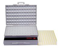 AideTek Box-all-144 - Boîtier pour composants de montage en surface - 1206 0805 0603 0402 C, 2BOXALL144, 1 Expédier de Chine