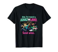 Aidez Im Trapped in Adult Land à Envoyer Un Graphique T-Shirt