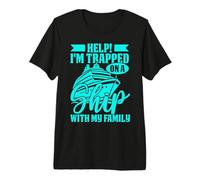 Aidez-Moi à me Faire piéger sur Un Bateau avec ma Famille T-Shirt Haut de Gamme