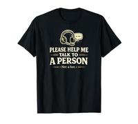 Aidez-Moi à Parler à Une Personne drôle du Service Client T-Shirt
