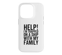 Aidez-Moi à Rester coincé sur Un Bateau Pendant Mes Vacances en Famille Coque pour iPhone 14 Pro