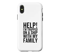Aidez-Moi à Rester coincé sur Un Bateau Pendant Mes Vacances en Famille Coque pour iPhone X/XS