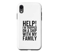 Aidez-Moi à Rester coincé sur Un Bateau Pendant Mes Vacances en Famille Coque pour iPhone XR