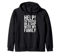 Aidez-Moi à Rester coincé sur Un Bateau Pendant Mes Vacances en Famille Sweat à Capuche