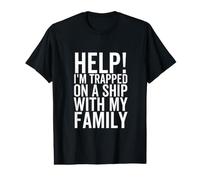 Aidez-Moi à Rester coincé sur Un Bateau Pendant Mes Vacances en Famille T-Shirt Graphique avec Valeur