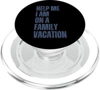 Aidez-Moi Je suis en Vacances en Famille PopSockets PopGrip pour MagSafe
