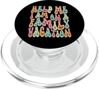 Aidez-Moi Je suis en Vacances en Famille PopSockets PopGrip pour MagSafe