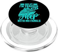 Aidez-Moi, Je suis piégé sur Un Bateau avec Mes croisières en Famille PopSockets PopGrip pour MagSafe