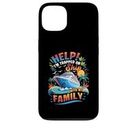 Aidez-Moi piégé sur Le Bateau avec ma Famille Vacances croisière Coque pour iPhone 13