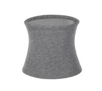 AIDIER Ceinture lombaire unisexe en peluche thermique douce et élastique pour le bas du dos - Ceinture abdominale épaisse pour le ventre et le ventre - Pour femme et homme, gris, L suggest 50-65KG