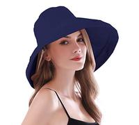 AIDIER Chapeaux de Soleil à Bord Large pour Femmes Chapeau de Seau Solaire avec Protection UPF 50+ Pliable