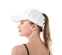 AIDIER Femmes Casquette de Queue de Cheval Respirant Séchage Rapide Casquette de Baseball Anti UV été Chapeau de Soleil Golf Tennis Visière Casquette pour Running Cyclisme Gym