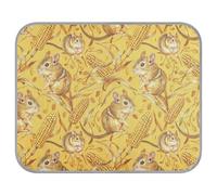 aidingzhi Animal Gerbil Maïs Texture Vacances Cool Pet Pad Refroidissement Chat Lit Extérieur pour Hamster Confortable Dormir Mignon 22 × 27.6 pouces