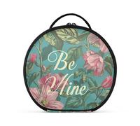 aidingzhi Be Mine - Trousse de maquillage de style William Morris avec fermeture éclair pour femme avec séparateurs réglables, 27,9 cm