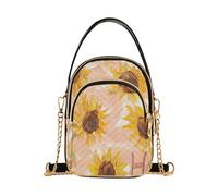 aidingzhi Cool Sunflower Rose Gold_1 Sac à bandoulière de voyage tendance avec plusieurs poches pour femme pour l'automne
