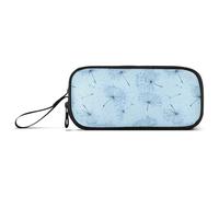 aidingzhi Dandelion Glory Trousse à crayons en nylon bleu pour enfants Grande capacité Organiseur de papeterie pour école étudiant