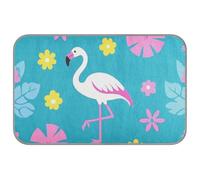 aidingzhi Élégant Animal Flamingo Fleur Pêche Pet Cooling Pads Cooling Couverture pour Chiens pour Lapin Intérieur Sûr 23,6 × 38,6 cm