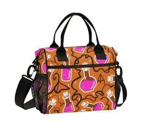 aidingzhi Happy Halloween Magic Potion Sac à déjeuner isotherme avec bandoulière pour filles Taille S