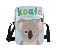 aidingzhi Just A Girl Who Loves Koala Sac à bandoulière vert pour femme avec bandoulière réglable pour l'école