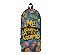 aidingzhi No Rules in The Game Wildstyle Graffti Trousse à crayons en nylon 3 compartiments Multifonctions et esthétiques pour adolescents Papeterie pour lycée