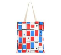aidingzhi Sac fourre-tout en toile de grande capacité avec poches pour le travail, les projets de bricolage, le shopping, 40,6 x 38,1 cm, essentiel pour l'école