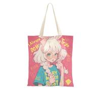 aidingzhi Sac fourre-tout en toile robuste pour femme Motif lapin 40,6 x 38,1 cm
