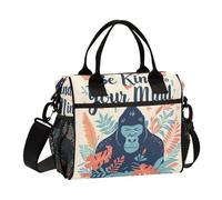 aidingzhi Sacs à déjeuner d'été gorille tropicale pour femmes, sacs isothermes avec bandoulière pour femme, voyage S