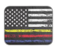 aidingzhi Tapis de refroidissement pour chats d'intérieur avec drapeau des États-Unis d'Amérique et bleu et rouge 56 x 70 cm