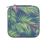 aidingzhi The Leaves of Palms Boîte de rangement portable en cuir synthétique pour bijoux de voyage pour femme (prop2)