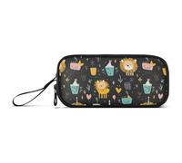 aidingzhi Trousse à crayons en nylon de grande capacité pour fête d'anniversaire Motif lion