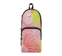 aidingzhi Trousse à crayons style James en nylon rose jaune avec 3 compartiments de rangement pour stylos et crayons de grande capacité pour l'école primaire