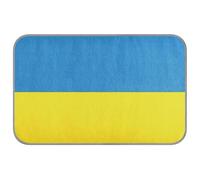 aidingzhi Ukraine Drapeau Bleu Jaune Ukrainien National Été Tapis de Refroidissement pour Chiens Refroidissement Tapis Froid pour Animaux Voyage Mignon 9.3 × 18.6 pouces