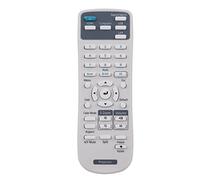 AIDITIYMI 219863500 Télécommande de rechange compatible avec projecteur Epson EX3280 EX5280 EX9230 VS260 EB-992F EB-982W EB-972 EB-118 EB-W49 EB-X49 EB-E20 EB-FH52 EB-W52 EB-W51 EB-X51 EB-X51 EB-X51 EB-X51 EB-X51 EB-E100. EB-FH06 EB-W06