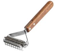 AIDIYA Coat King Démêloir Peigne et Brosse de toilettage pour Chiens et Chats Râteau à sous-Poil (Dual)