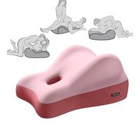 AIDODIA Coussin Couple en Mousse à MéMoire De Forme pour Couple, 48×41×23cm, Oreiller Intime pour Couples, Coussin De Soutien pour Les Fesses Et Les Fesses, pour Intimité. (Rose)