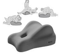 AIDODIA Coussin Couple en Mousse à MéMoire De Forme pour Couple, 48×41×23cm, Oreiller Intime pour Couples, Coussin De Soutien pour Les Fesses Et Les Fesses, pour Intimité, Gris Sidéral.