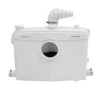 AidoFLO Pompe broyeur haute efficacité 800 W pour égouts, idéale pour sous-sol, cuisine, toilettes, salle de bain et chambre à coucher - Pompe de traitement des eaux usées à 2 sorties et 4 entrées