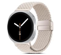 AidorMax Compatible avec Bracelet Samsung Galaxy Watch 8/8 Classic, Bracelet Elastique Tissus avec Fermoir Magnétique en Acier Inoxydable pour Femme Homme