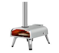 aidpiza Four à pizza d'extérieur de 30,5 cm avec pierre à pizza ronde rotative portable avec thermomètre intégré pour l'extérieur, le camping, les pique-niques (gris rotatif)